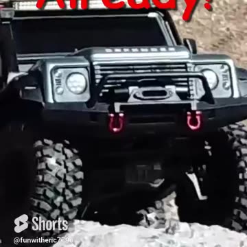 No Mask Required! ...for the Traxxas TRX4 Defender! #shorts