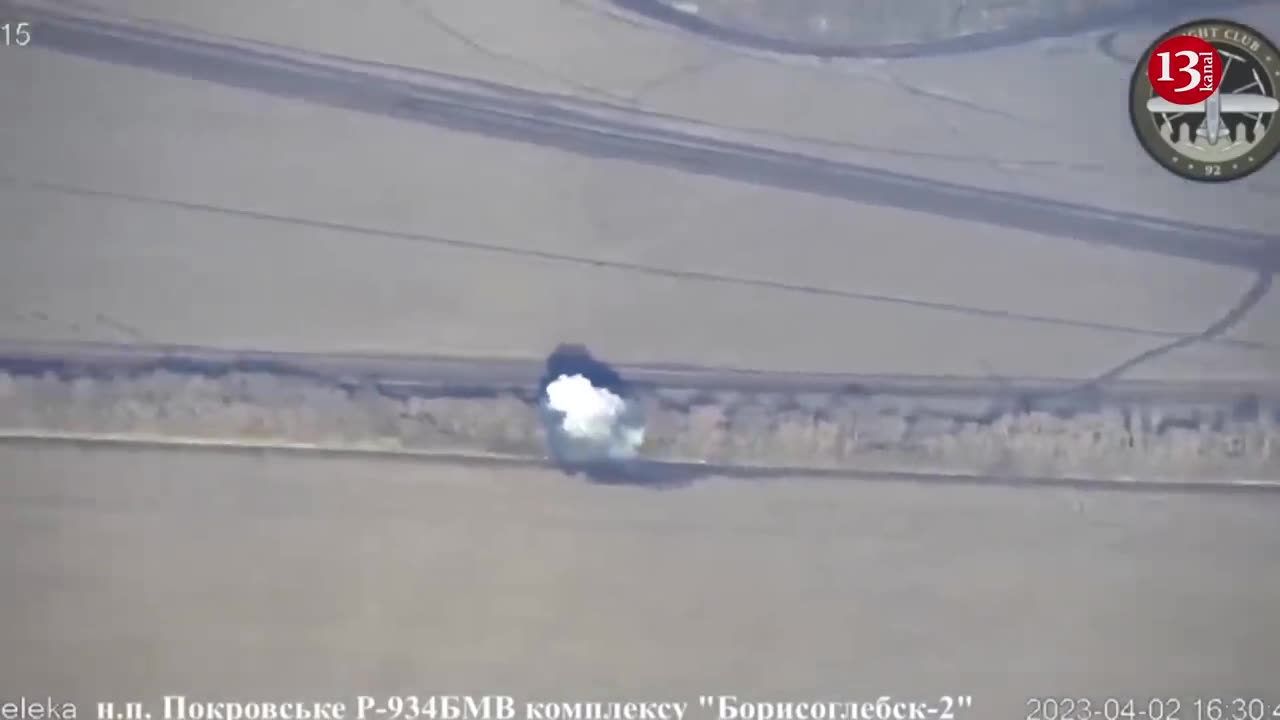 Ukrainian army fired rockets at the base, which housed a large number of valuable Russian equipment