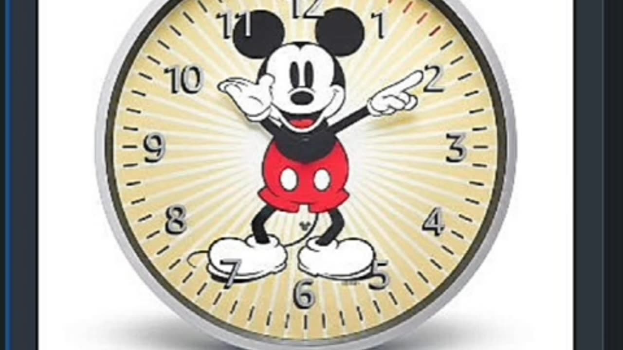 Mickey Mouse Clock