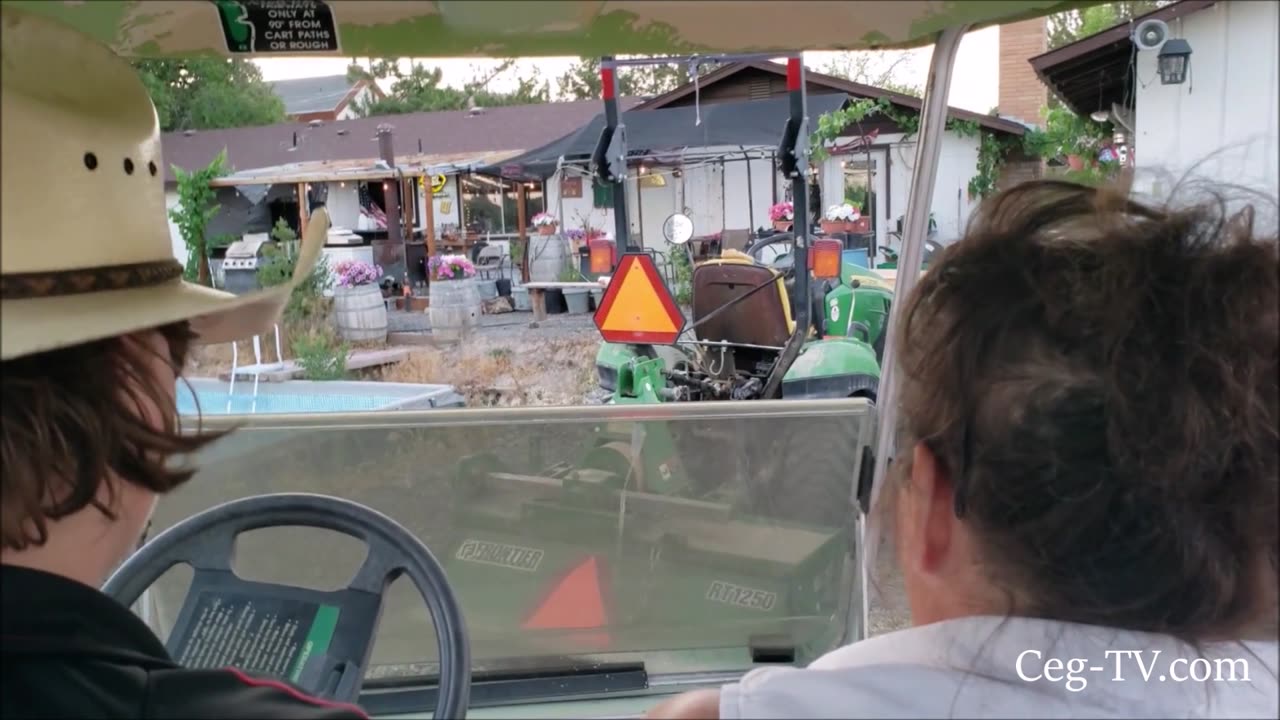 Graham Family Farm: A Nice Day for a Golf Cart Ride