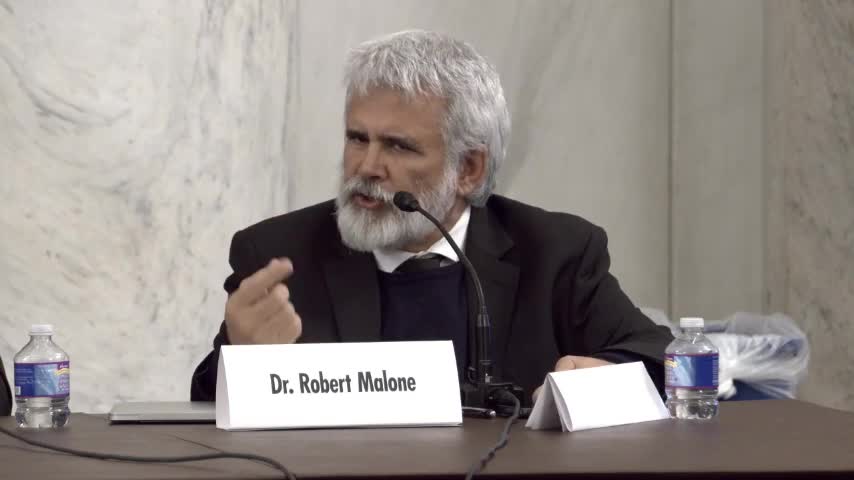 Robert Malone at the Senatorial Session