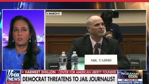 Democrat Threatens to Jail Journalist Matt Taibbi