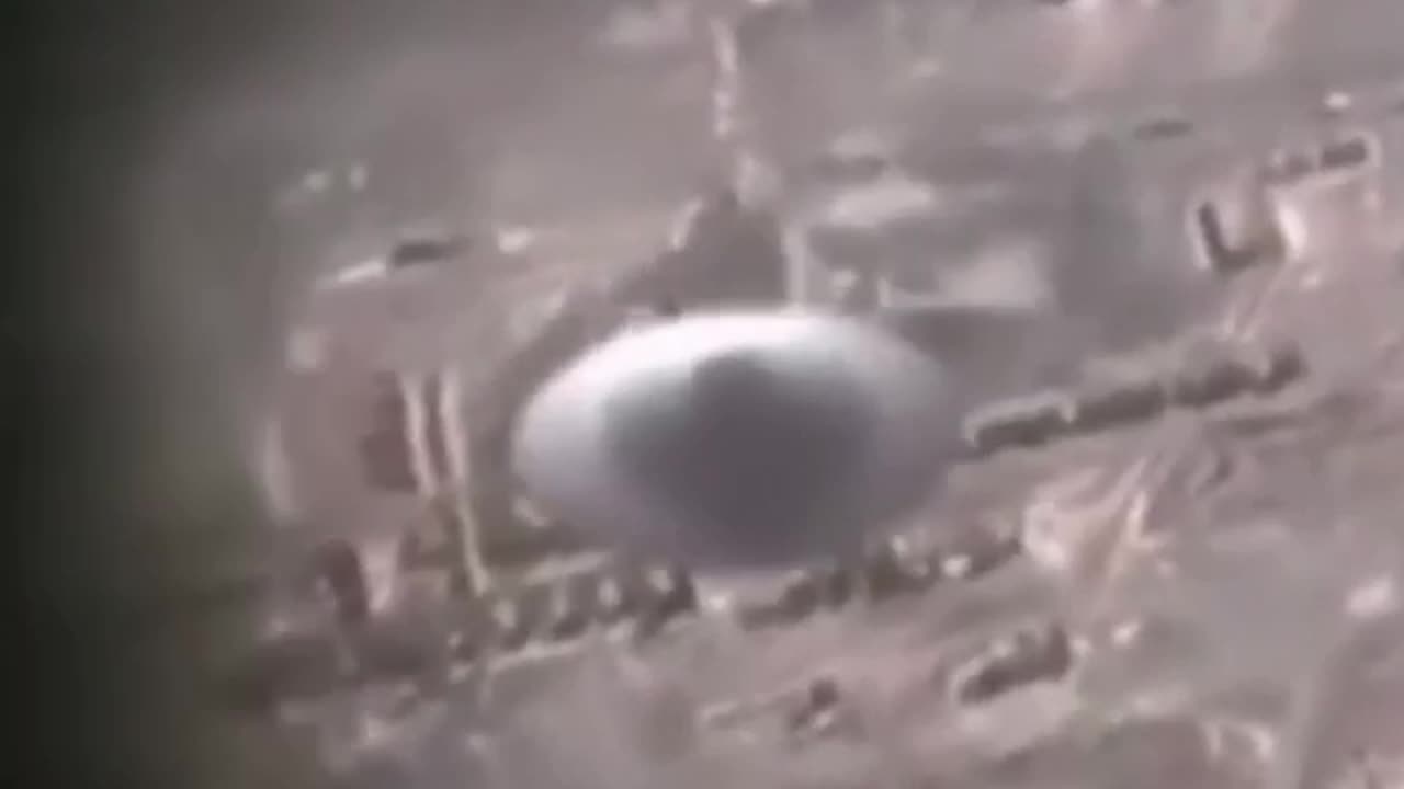 Video from a military helicopter somewhere in Africa.