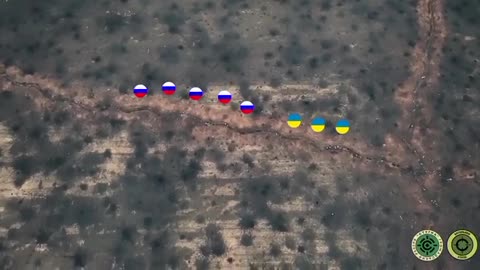 Clearing enemy positions near Bakhmut.