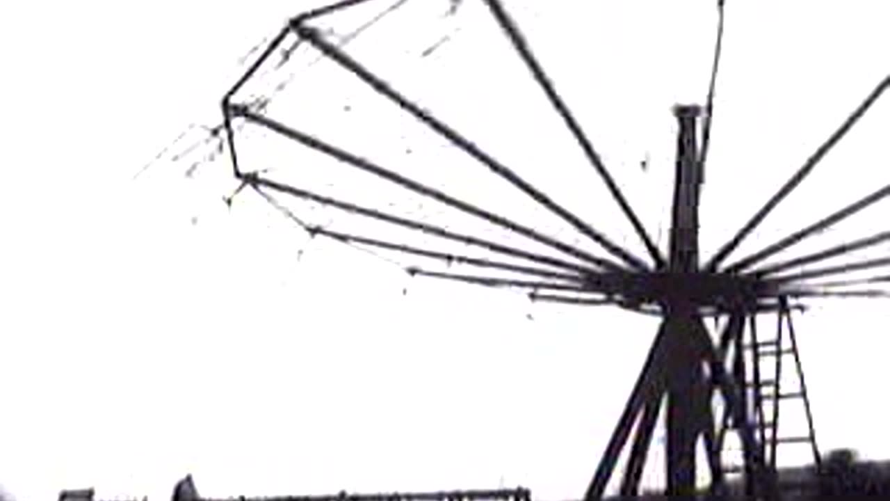 Old park in Skopje after the WWII