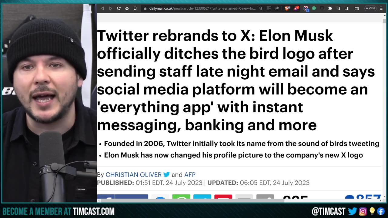 TWITTER IS DEAD, Elon Musk Officially REBRANDS To X, The AI Dystopian Nightmare Is Only Beginning