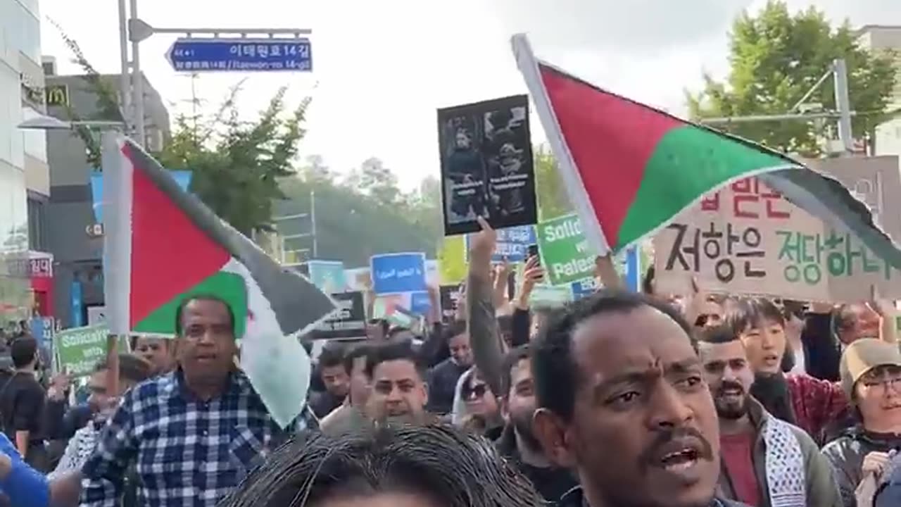 FREE PALESTINE!! from SEOUL 🇰🇷 (South Korea)