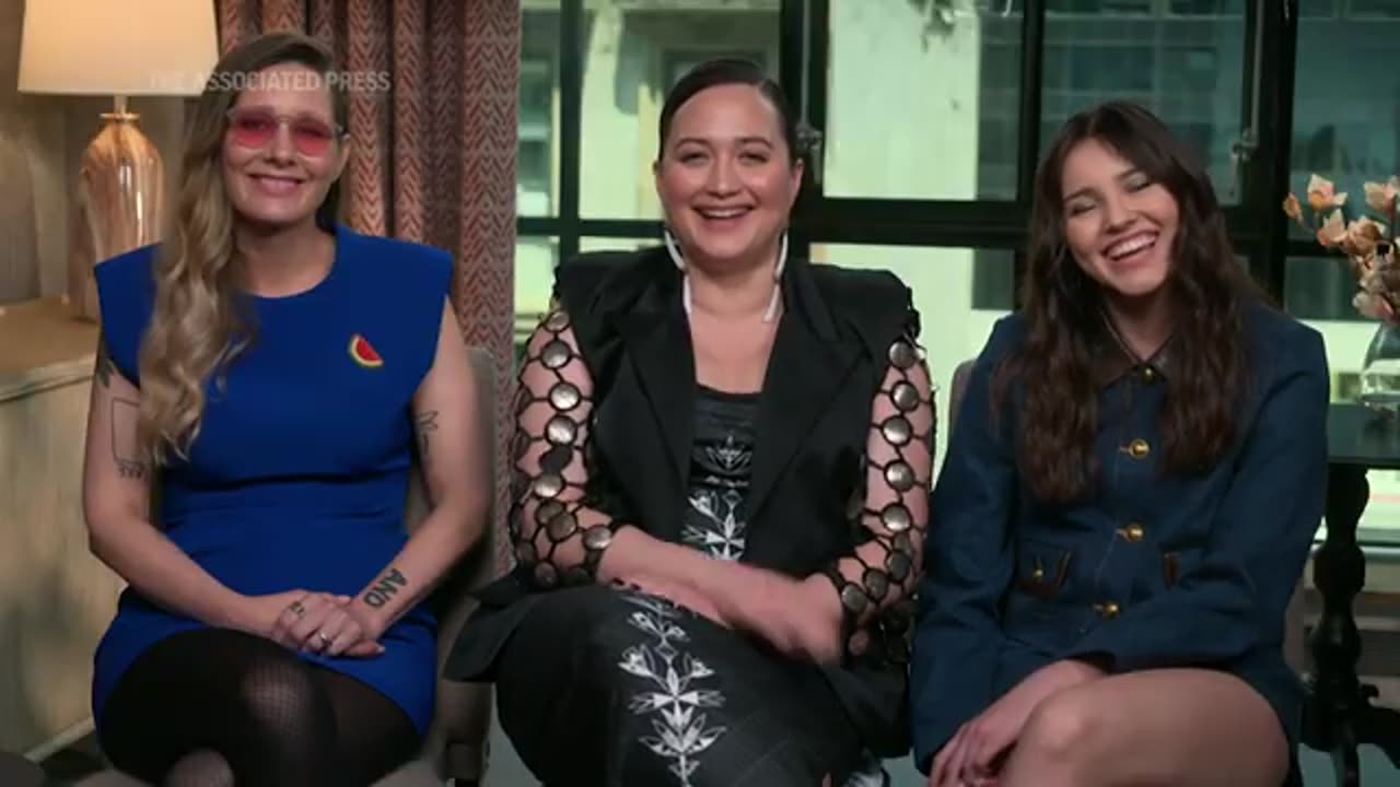 Lily Gladstone, Erica Tremblay discuss 'Fancy Dance' - AP Full Interview