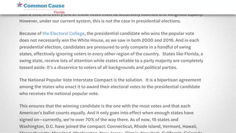 Facts Matter w/Roman Balmakov - Scheme to Eliminate Electoral College 76% Complete