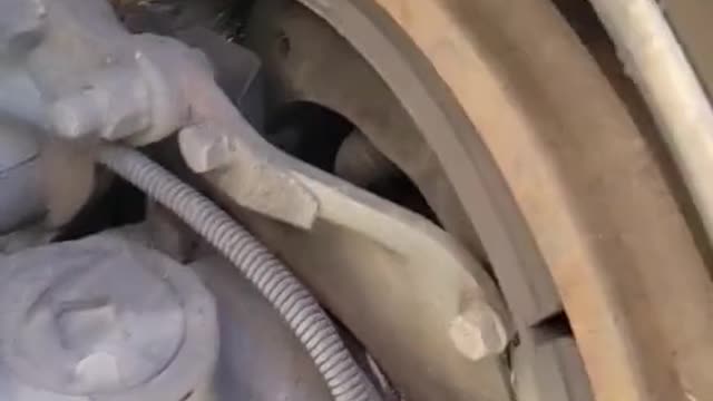 Status of tire parts of large trucks