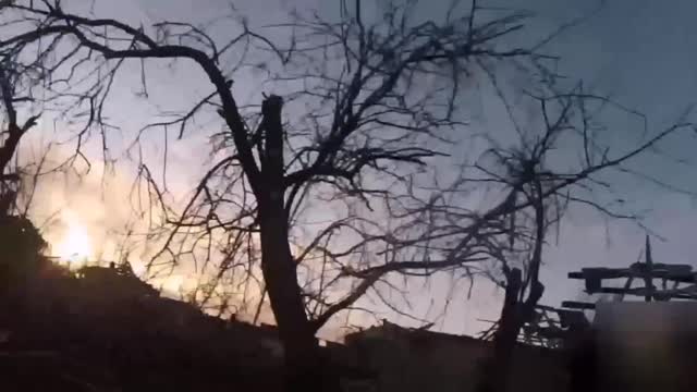 Ukraine: First-person view of Russian assault on Ukraine forces