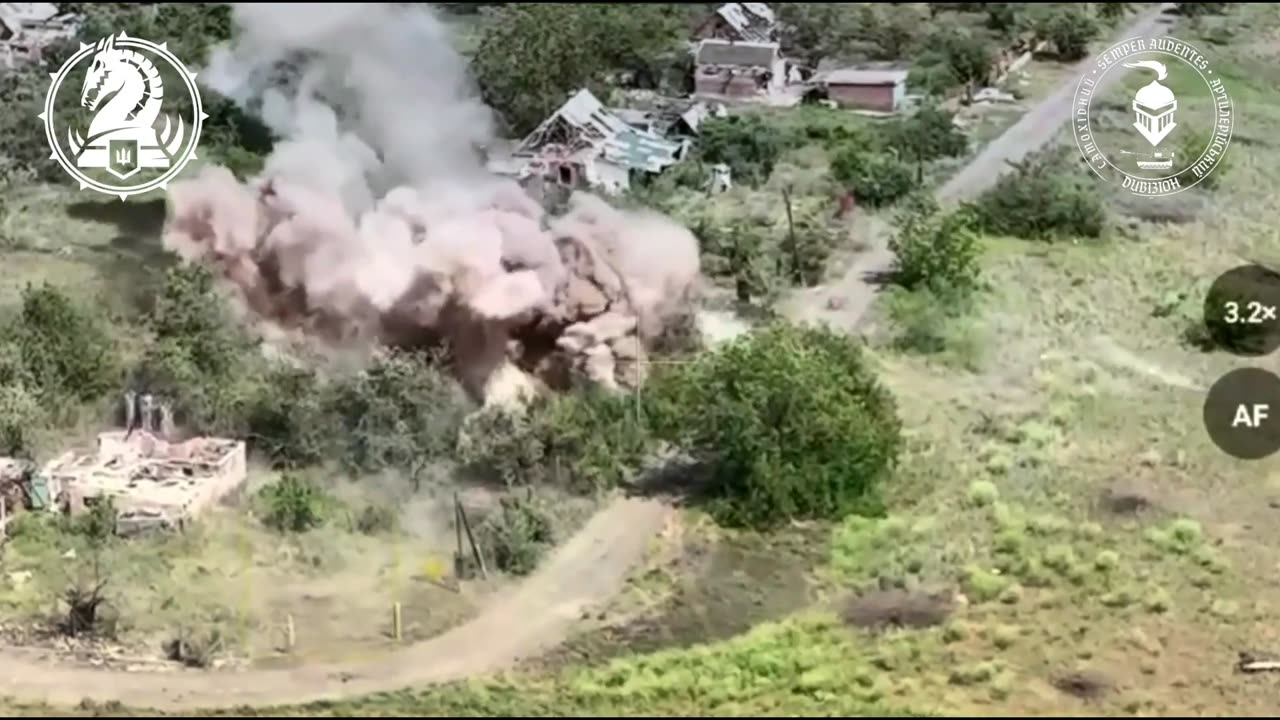 American made Paladin shooting rounds at a Russian hideout