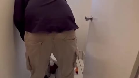 A snake catcher was called to remove a redbellied black snake from a bathroom in Queensland