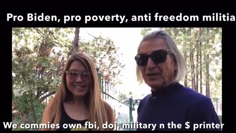 Communist Liberate America x Pro Biden pro poverty militia