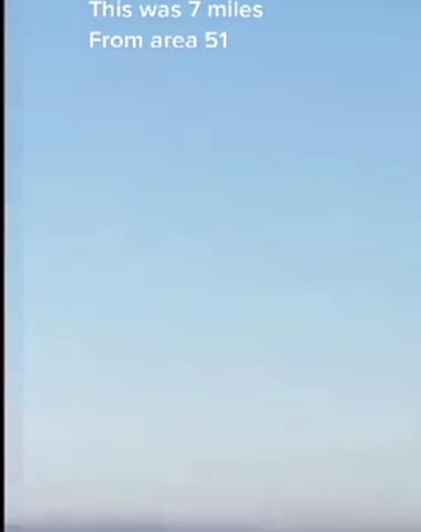 UFO spotted 7 miles from Area 51
