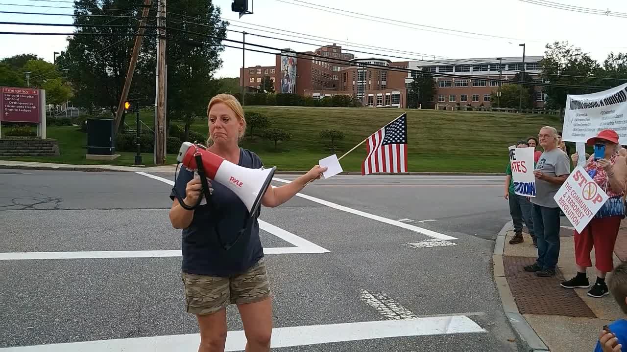 Concord, NH: Nurses Protest Mandatory Covid "Vax" (First few minutes)