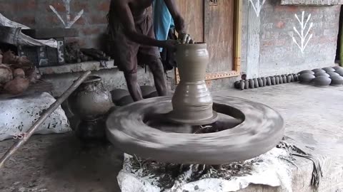 Pot Making With CLAY; Amazing Talent of Indian Potter in Village / Small Scale IndustrieS