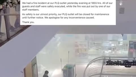 Fire breaks out at PLQ Yakiniku Like on 5 Nov evening