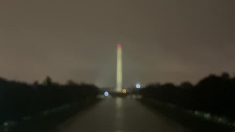 Lightning Hits Washington Monument
