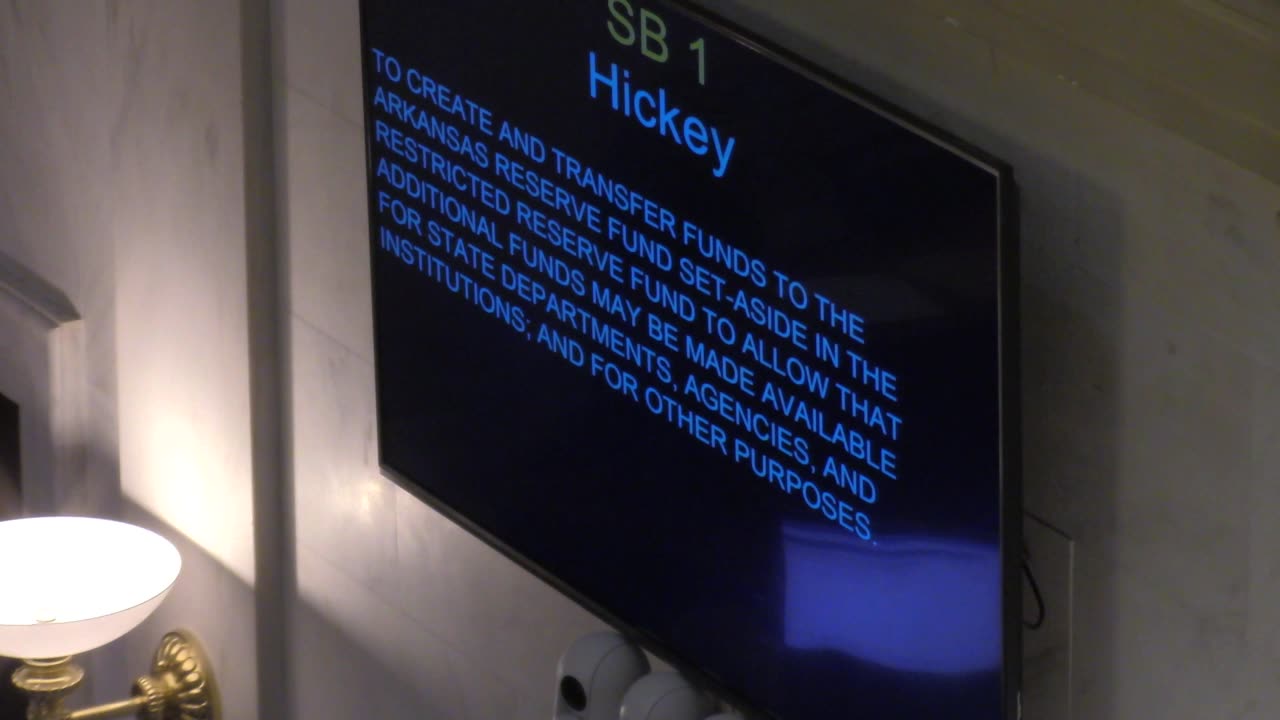 Arkansas Legislature special session vote regarding taxes