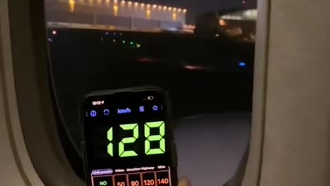 #Real #Ground Speed of #Plane During #takeoff