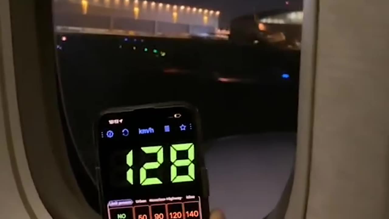 #Real #Ground Speed of #Plane During #takeoff