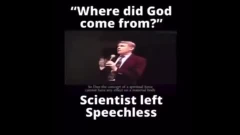 Where did God come from? Scientist left speechless.