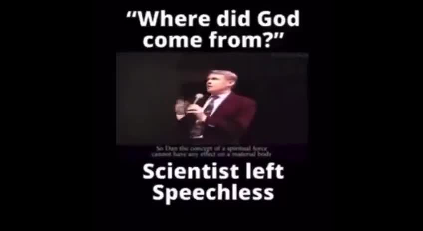 Where did God come from? Scientist left speechless.