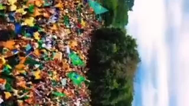 Manifestantes no Rio de Janeiro Brasil 2022