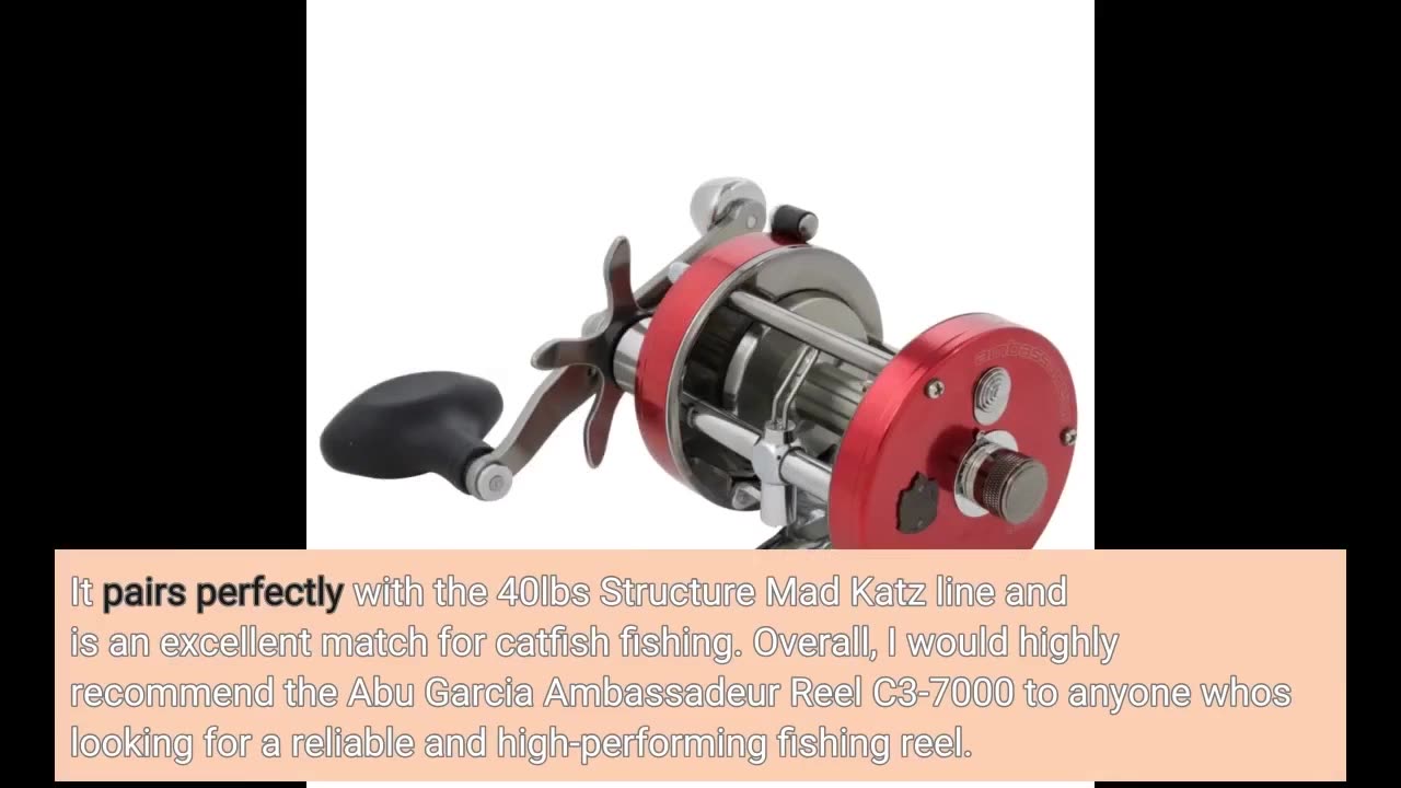 Buyer Reviews: Abu Garcia Ambassadeur Reel C3-7000