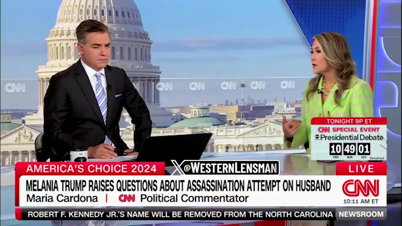 CNN 'Political Commentator' calls Melania Trump “irrelevant" for demanding answers