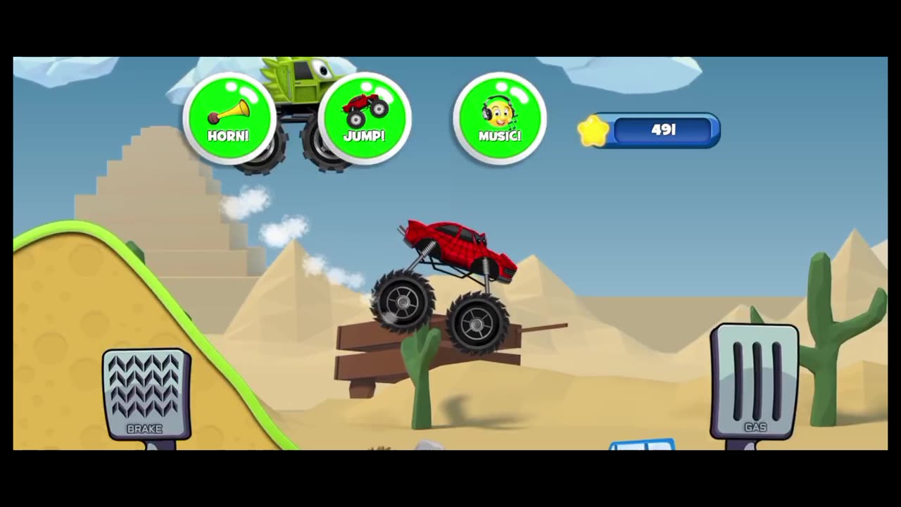 monster trucks for children's toys..video