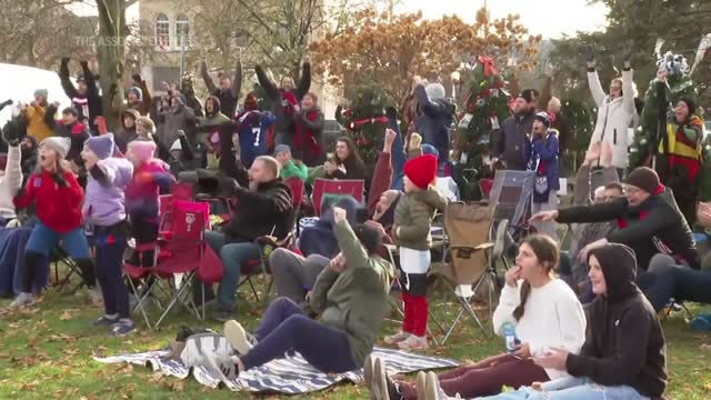 Soccer fans around the world watch Iran vs United States