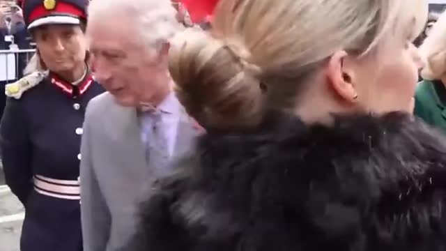 Man throws eggs at King Charles III and Queen Consort Camilla | USA TODAY #Shorts