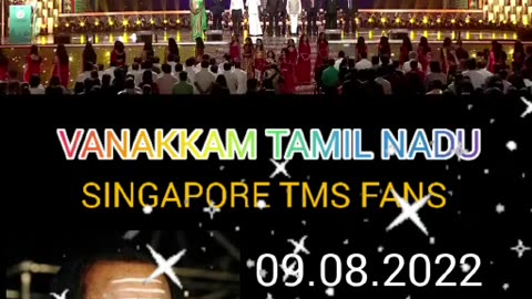 VANAKKAM TAMIL NADU. SINGAPORE TMS FANS.