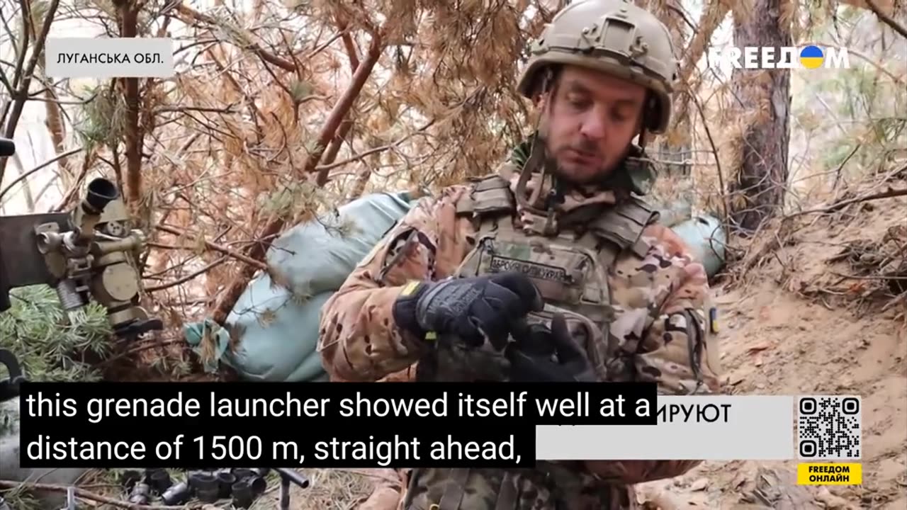 ππΊπ¦ Ukraine Russia War | Ukrainians Utilize MK-19 with SPG-9 Sight for Indirect Fire | Oct 202 | RCF