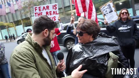 Watch: Frontline Workers Protest at Pfizer Headquarters in NYC