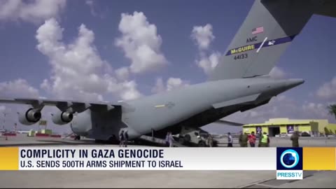 The US has sent its 500th weapons shipment to Israel