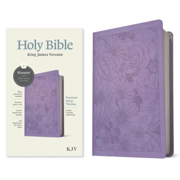 King James Version Premium Value Thinline Bible, Filament Enabled Edition Red Letter Edition