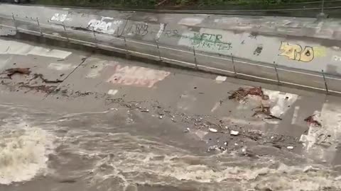 The LA River is definitely rivering