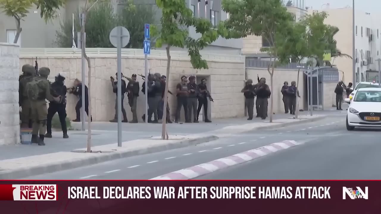 Netanyahu says Israel 'at war' after Hamas launches surprise attack