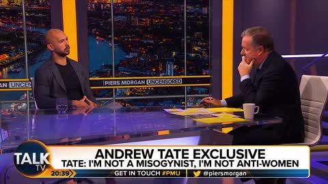 Andrew Tate Handling Piers Morgan very well!