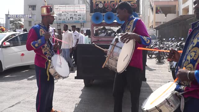 Indian small wedding dj,banjo,dhol,indian poor wedding