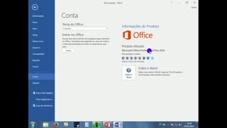 Como Saber a Versão e Se o Office 2016 Está Ativado