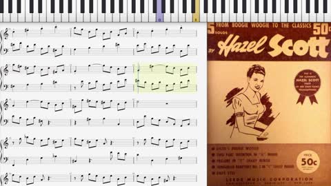 Two Part Invention in A Minor by Hazel Scott (1943, Jazz piano)