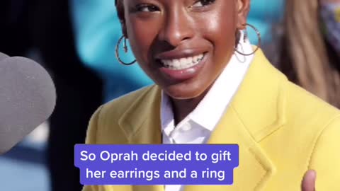 According to Gayle King.Oprah reached out to Amanda Gorman to gift her a coat