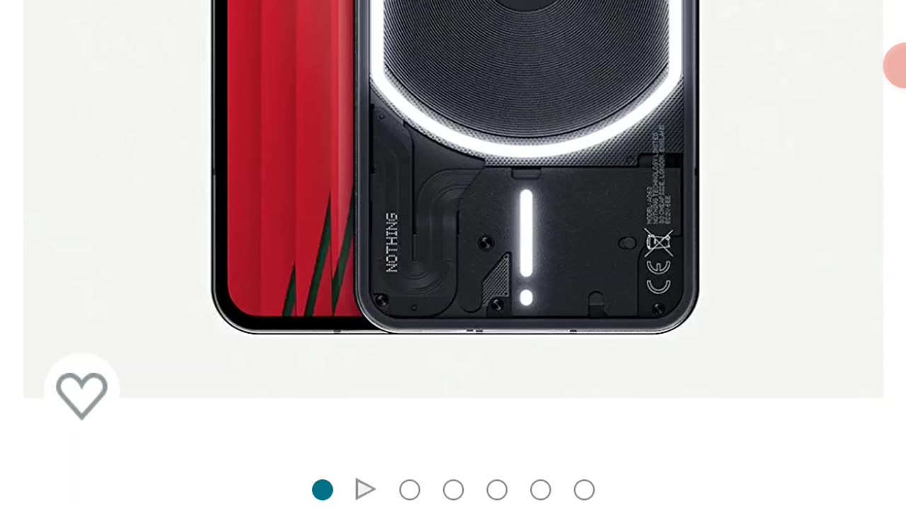 Nothing phone 1 Refurbished Mobile price only 24,999 rupess