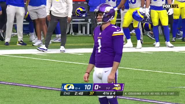 Adam Thielen HEATED after injury vs. Rams