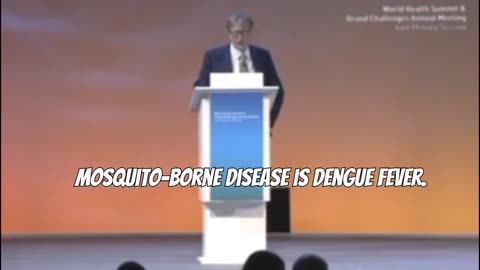 Infectious disease and vaccine expert Bill Gates about modifying mosquitos...