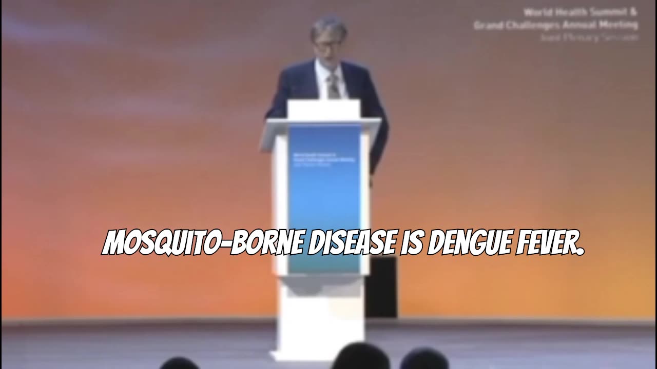 Infectious disease and vaccine expert Bill Gates about modifying mosquitos...